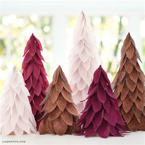 Attach crepe paper streamers to a big balloon for a fun and inexpensive balloon tassel. Extra Fine Crepe Paper Christmas Tree Decorations | Paper ...