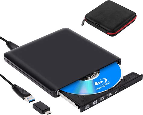 External Blu Ray Dvd Drive Usb 30 Type C Blu Ray Burner Writer Slim