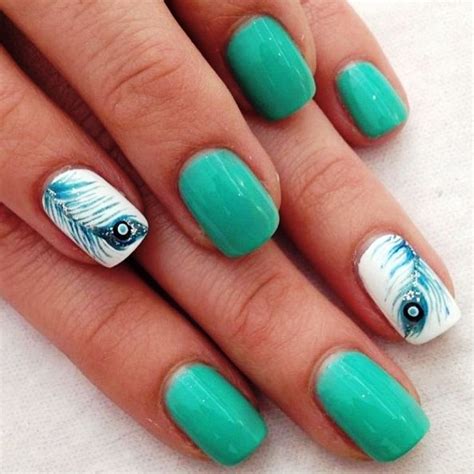 15 Feather Nail Art Designs And Ideas · Inspired Luv