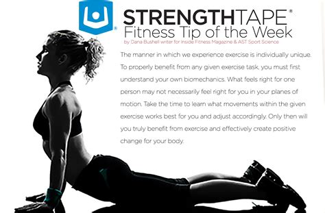 StrengthTape Fitness Tip of the Week by Dana Bushell Dana ...