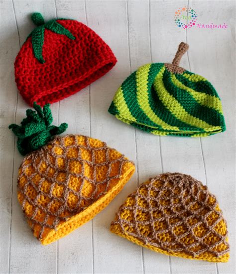 New Baby Crochet Fruit Hat Delicious Hat New Baby T Photo Prop