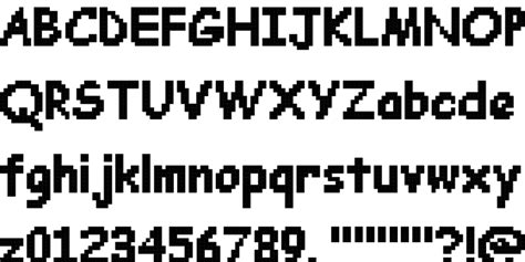 Undertale font family comes in two unique styles including fore and back. Sans Undertale | FontStruct