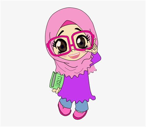13 Animasi Muslimah Berdoa Bergerak