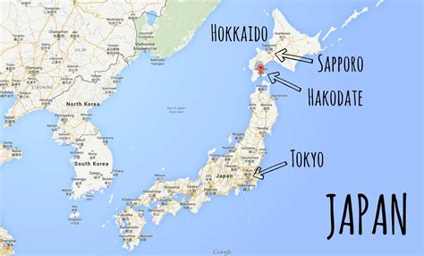 Japan map by googlemaps engine: 7 Sweet Reasons to Visit Snowy Hokkaido | All About Japan