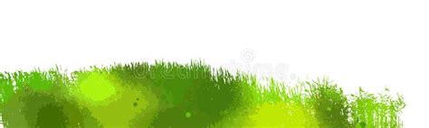 Fondo Abstracto Con Siluetas Verdes De Hierbas Silvestres Praderas