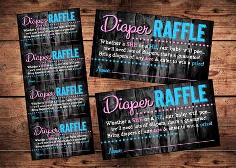 sex party diaper raffle tickets automatic download digital etsy