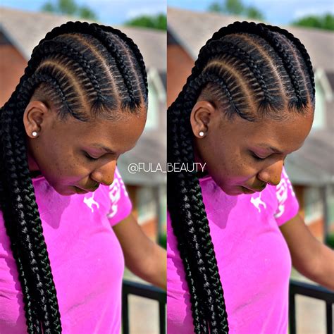 Pin By Fula Beauty On My Passion Goddess Braids Feed In Braid Hair