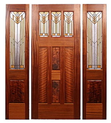 It features classic elements of the prairie style cover sheet: Fine Custom Prairie Style Doors by Mendocino Custom Doors