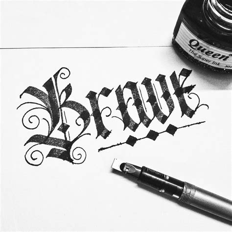 Gothic Lettering Tattoo Lettering Fonts Lettering Styles Types Of