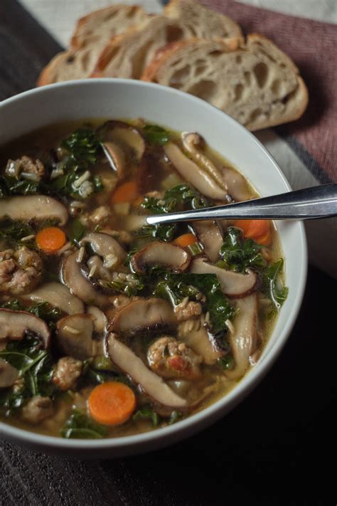 Mix cornstarch with water and whisk into the soup to thicken. Wild Rice and Mushroom Soup | Recipe | Stuffed mushrooms ...