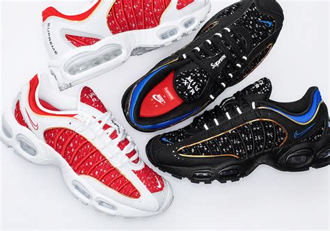 Supreme Nike Air Max Tailwind 4 At3854 001 At3854 100 Release Date