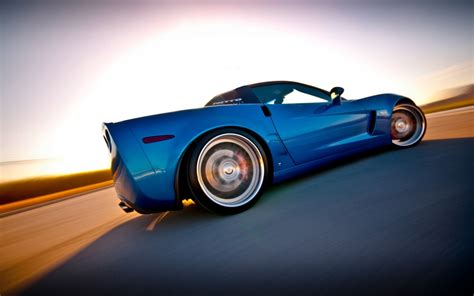 Blue Coupe Car Chevrolet Corvette Blue Cars Hd Wallpaper Wallpaper
