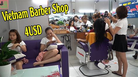 Vietnam Barber Shop Massage Face Just 4 Usd In Ho Chi Minh City Youtube