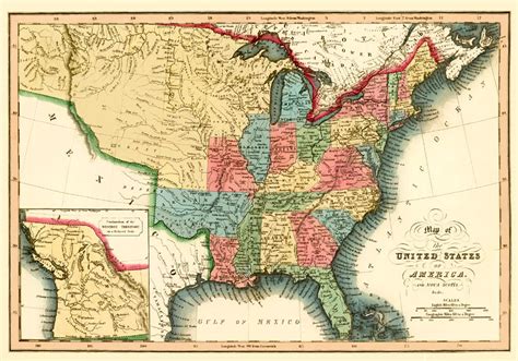 Historical Map United States Mapsofnet Images
