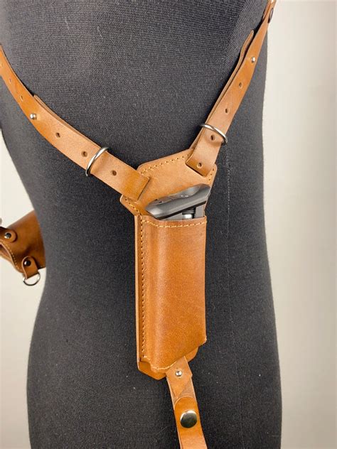 Custom Gun Holsters Leather Gun Harness Shoulder Gun Etsy
