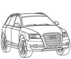 Audi Car Q4 Coloring Page  Audi car coloring pages  Audi cars, Cars