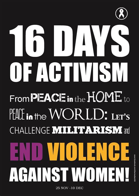 16 days of activism gender based violence
