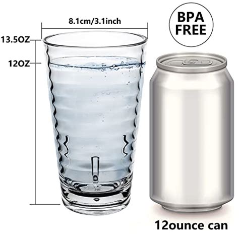 alimota plastic tumblers cups [unbreakable acrylic] plastic water tumbler drinking glasses 13