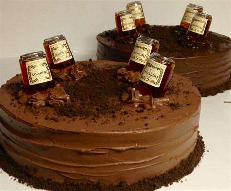 See more ideas about cake, cupcake cakes, cake fillings. Yellow cake with Hennessy Chocolate Mousse filling...complete with real bottles of Hennessy ...
