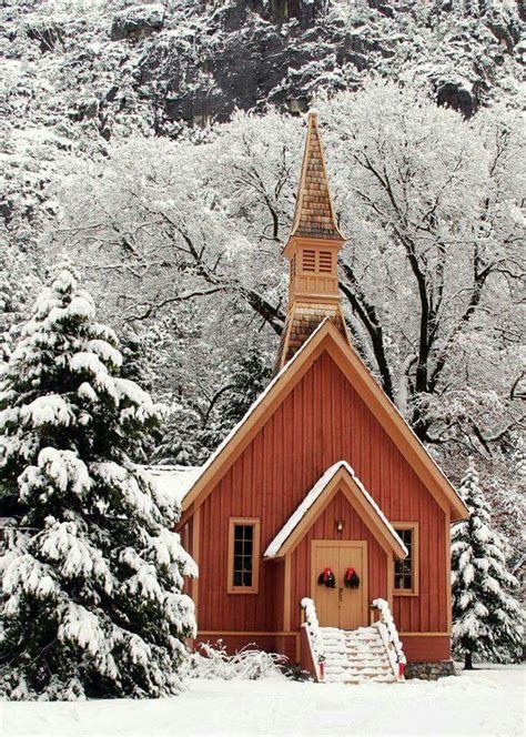 Little Church In Yosemite Valley Usa Old Country Churches Church