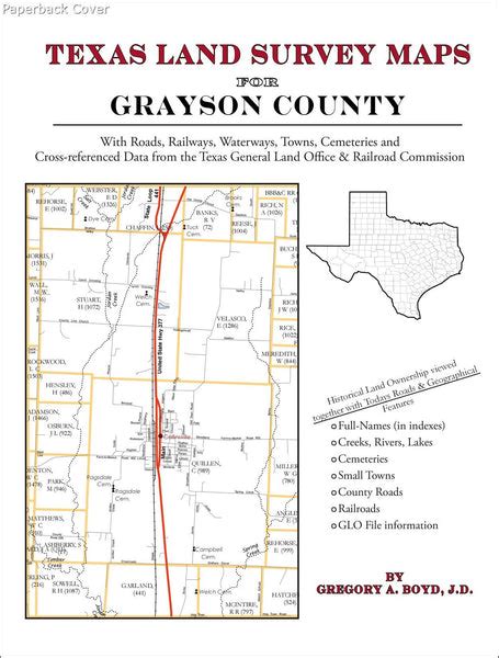 Texas Land Survey Maps For Grayson County Arphax Publishing Co