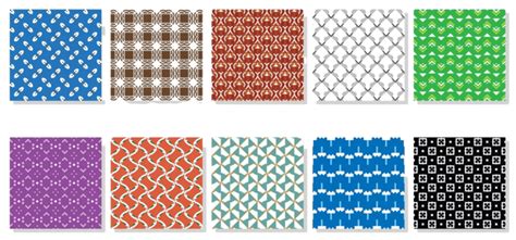 Collection Of Geometric Shapes For Vector Seamless Pattern Texture