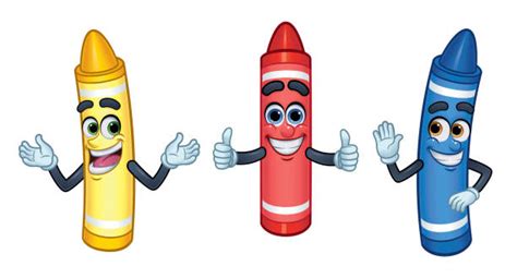 Red Crayon Cartoon Illustrations Royalty Free Vector Graphics And Clip