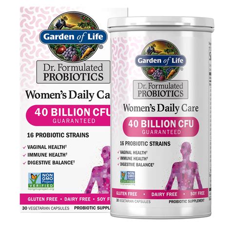 Garden Of Life Dr Formulated Womens Daily Care Probiotics Ct Walmart Com