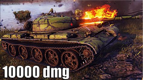 Т 62А бой за ТРИ ОТМЕТКИ 🌟 10000 Dmg 🌟 World Of Tanks лучший бой на ст