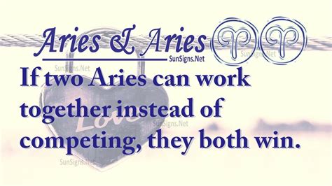 aries aries compatibility partners for life in love or hate and sex sunsigns