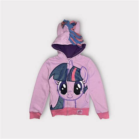 My Little Pony Big Twilight Sparkle Hooded Zip Up Sweatshirt