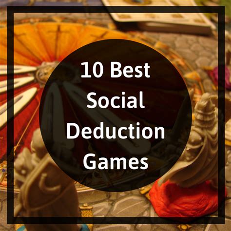 Top 10 Social Deduction Board Games Hobbylark