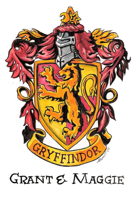 Gryffindor Crest By Athenatt By Athenatt On Deviantart