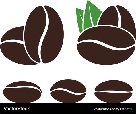 Coffee Bean Logo Vector Cathern Borges