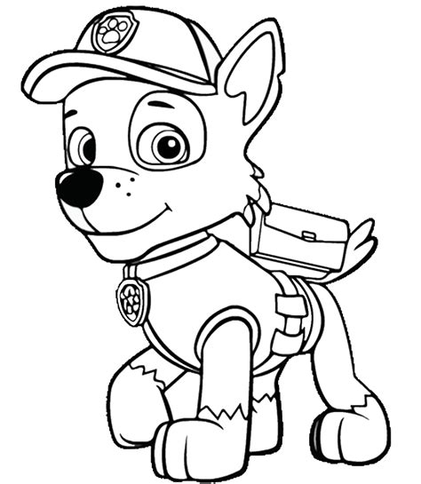The series focuses on a young boy named ryder who leads a crew of search and rescue dogs that call themselves the paw. Marshall Paw Patrol Coloring Page Paw Patrol Coloring ...