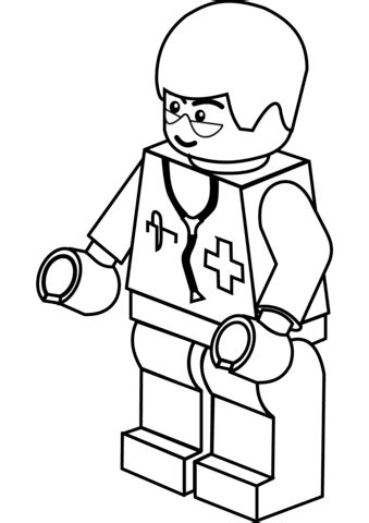 Feel free to print and color from the best 39+ printable doctor who coloring pages at getcolorings.com. Lego Doctor coloring page | Free Printable Coloring Pages