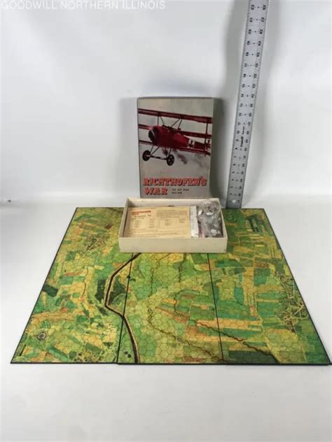 Vintage Avalon Hill Richthofens War Air War 1916 1918 Ww1 Board Game