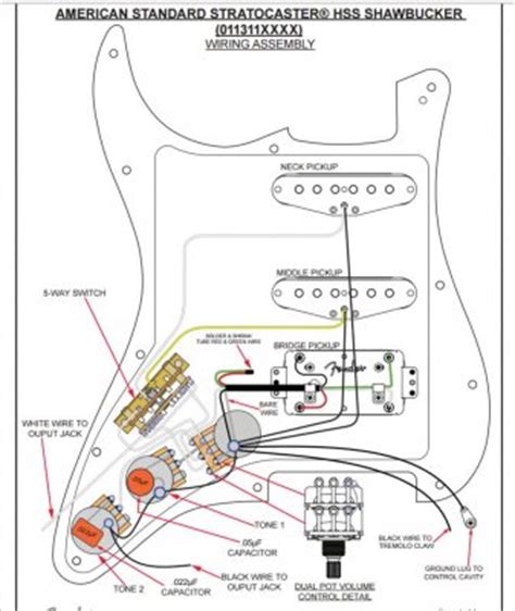Fender usa stratocaster pickup wiring diagrams. Hss Strat Wiring Diagram