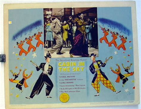 Topics referred to by the same term. "CABIN IN THE SKY" MOVIE POSTER - "CABIN IN THE SKY" MOVIE ...