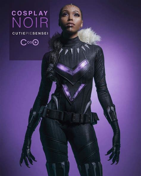 Cosplay Noir Black Panther Costume