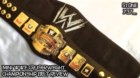 Mini Wwe Cruiserweight Championship Belt Review Youtube