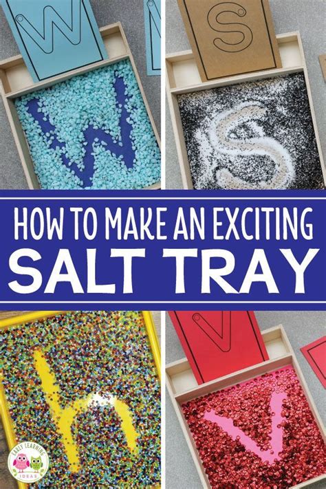 How To Make A Salt Tray For Exciting Alphabet Tracing Activities Pre