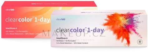 ClearLab Clearcolor 1 Day Jednodenní kontaktní čočky Light Blue 10