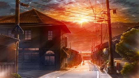 30 Anime City Scenery Wallpaper Hd Sachi Wallpaper