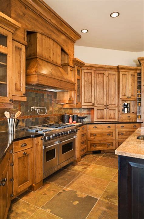 How To Decorate Around Natural Wood Kitchen Cabinets Hunker Rustic