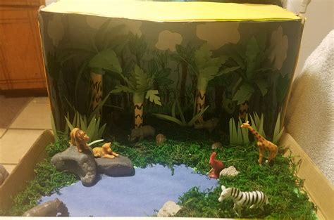 Eco System Diorama The Jungle Habitats Projects Tiger Habitat