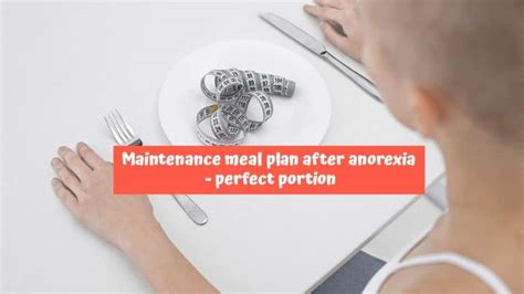Maintenance Meal Plan After Anorexia Perfect Portion