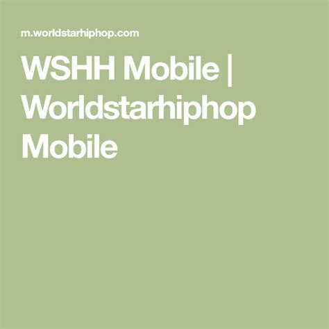 Wshh Mobile Worldstarhiphop Mobile Screwed Up Music Videos