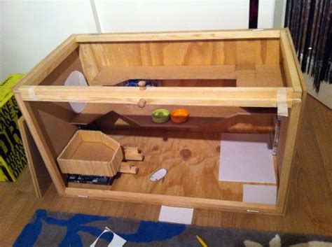 Build Your Own Hamster Cage Photo Guide Hamster Cage Hamster Diy