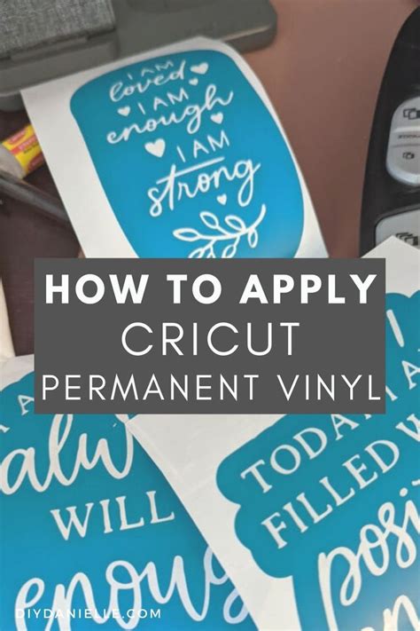 How To Use Permanent Vinyl With Your Cricut Machine In Permanent Vinyl Cricut Permanent